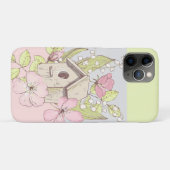 Blumen-Vogelfarben-Colorblock Case-Mate iPhone Hülle (Rückseite (Horizontal))