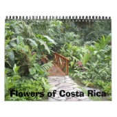 Blumen von Costa Rica Kalender (Titelbild)