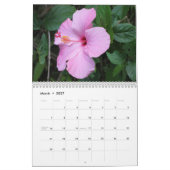 Blumen von Hawaii Kalender (Mär 2027)