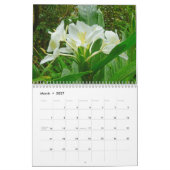 Blumen von Hawaii Kalender (Mär 2027)