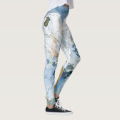 Blumen von Vrubel Leggings (Rechts)