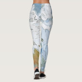 Blumen von Vrubel Leggings (Rückseite)