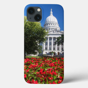 Blumen vor dem State Capitol Building iPhone 13 Hülle