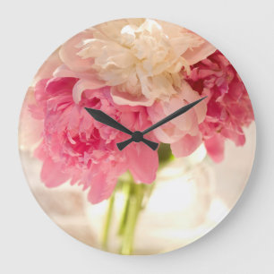 Blumen Wanduhr