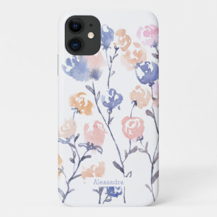 Blumen-Wasserfarbmuster individuell anpassbare Han Case-Mate iPhone Hülle