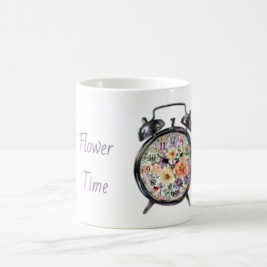 Blumen Wecker Kaffeetasse (Mittel)