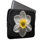 Blumen | Weiße affodische Blume Laptopschutzhülle (Vorne Rechts)
