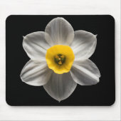 Blumen | Weiße affodische Blume Mousepad (Vorne)