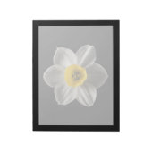 Blumen | Weiße affodische Blume Notizblock (Rotiert)