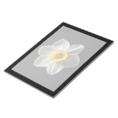 Blumen | Weiße affodische Blume Notizblock (angewinkelt)