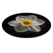 Blumen | Weiße affodische Blume Schneidebrett (Ecke)