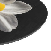 Blumen | Weiße affodische Blume Schneidebrett (Ecke)