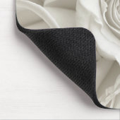 Blumen | Weiße Rosen Mousepad (Ecke)