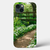 Blumen | Weiße Wildblumen im Wald Case-Mate iPhone Hülle (Rückseite)