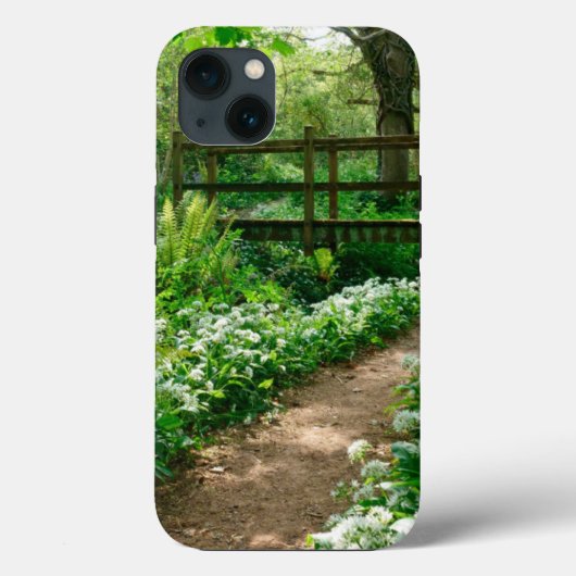 Blumen | Weiße Wildblumen im Wald Case-Mate iPhone Hülle (Rückseite)