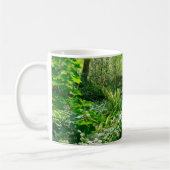 Blumen | Weiße Wildblumen im Wald Kaffeetasse (Links)