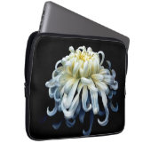 Blumen | Weißer Chrysanthemum Laptopschutzhülle (Vorne Rechts)