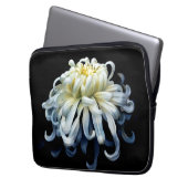 Blumen | Weißer Chrysanthemum Laptopschutzhülle (Vorderseite Links)