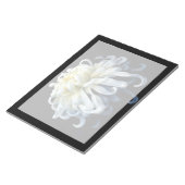 Blumen | Weißer Chrysanthemum Notizblock (angewinkelt)