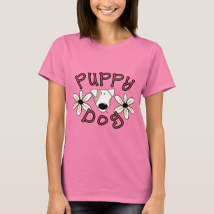 Blumen-Welpen-HundeT - Shirts und -geschenke