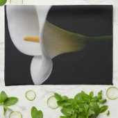 Blumen | White Calla Lily Geschirrtuch (Gefaltet)