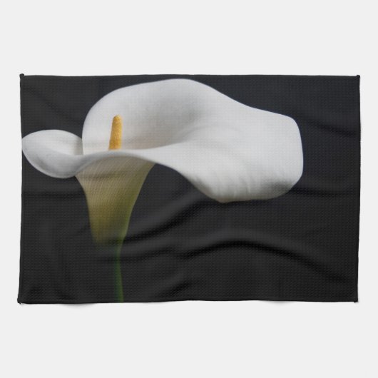 Blumen | White Calla Lily Geschirrtuch (Horizontal)