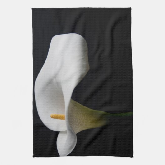 Blumen | White Calla Lily Geschirrtuch (Vertikal)
