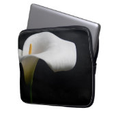 Blumen | White Calla Lily Laptopschutzhülle (Vorderseite Links)