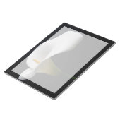 Blumen | White Calla Lily Notizblock (angewinkelt)