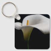 Blumen | White Calla Lily Schlüsselanhänger (Vorderseite)