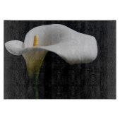 Blumen | White Calla Lily Schneidebrett (Vorderseite)