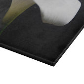 Blumen | White Calla Lily Schneidebrett (Ecke)
