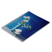 Blumen | White Iris in Vase Notizblock (Linke Seite)