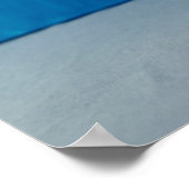 Blumen | White Iris in Vase Poster (Ecke)