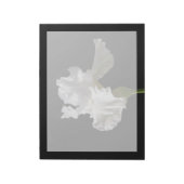 Blumen | White Iris Notizblock (Rotiert)
