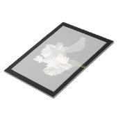 Blumen | White Iris Notizblock (angewinkelt)