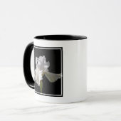 Blumen | White Iris Tasse (Vorderseite Links)