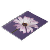Blumen | White & Lila Daisy Notizblock (Linke Seite)