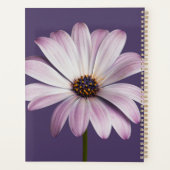 Blumen | White & Lila Daisy Planer (Rückseite)