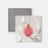 Blumen | White Magnolia Magnet (Vorderseite/Rückseite)