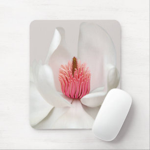 Blumen White Magnolia Mousepad