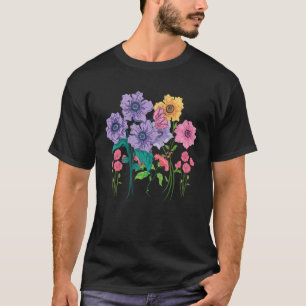 Blumen Wiese Schöne Gartenblumen Blüten T-Shirt