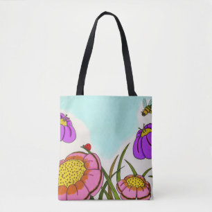 Blumen-Wiesen-Taschen-Tasche Tasche