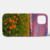 Blumen | Wildblume Felsschneebedeckte Berge Case-Mate iPhone Hülle (Rückseite (Horizontal))