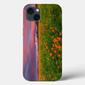 Blumen | Wildblume Felsschneebedeckte Berge Case-Mate iPhone Hülle (Rückseite)