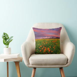 Blumen Wildblume Felsschneebedeckte Berge Kissen