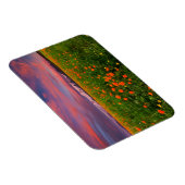 Blumen | Wildblume Felsschneebedeckte Berge Magnet (Rechte Seite)