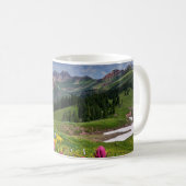 Blumen | Wildblumen Durango, Colorado Kaffeetasse (VorderseiteRechts)
