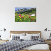 Blumen | Wildblumen Durango, Colorado Leinwanddruck (Insitu (Schlafzimmer))