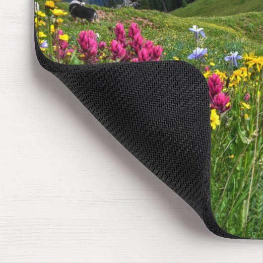 Blumen | Wildblumen Durango, Colorado Mousepad (Ecke)